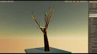 UE4 Semi-procedural Spline Tree System