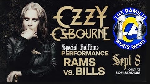 Special OZZY OSBOURNE HALF-TIME performance at Thurs Rams vs. Bills!
