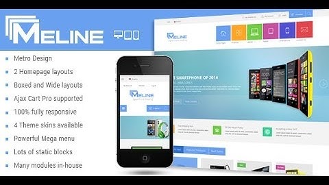 Meline Responsive Multipurpose Magento Theme - Video ServerThemes.Net