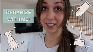 ORGANIZING AND CLEANING MY WHOLE HOUSE| FOOD STORAGE IDEAS | CLEAN WITH ME