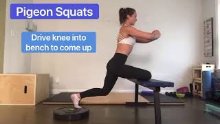 Pigeon Squats