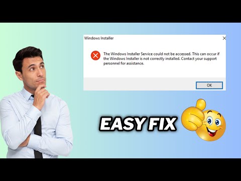 How to fix Windows Installer Service could not be accessed error | 2024