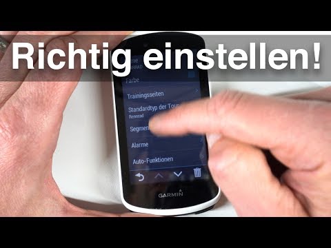 Garmin Edge 1030 einrichten - alle wichtigen Einstellungen!