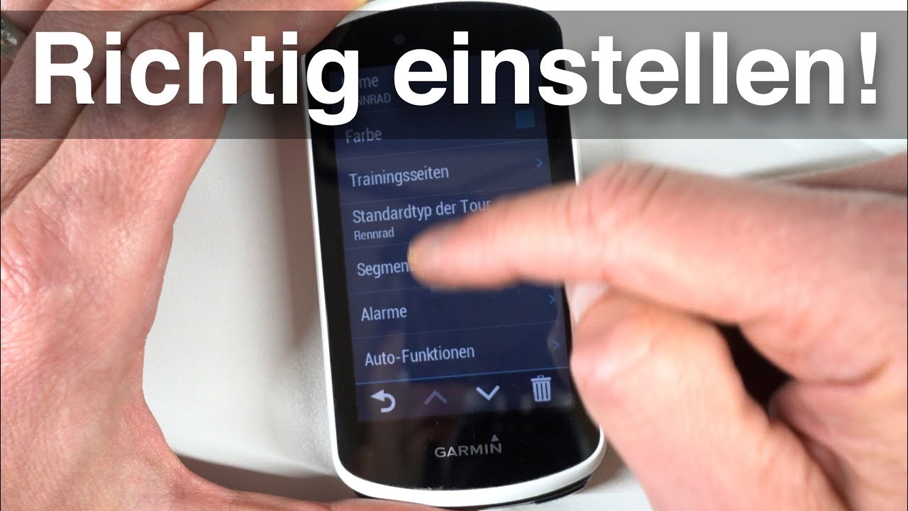 Grønland kaldenavn Den sandsynlige Garmin Edge 1030 einrichten - alle wichtigen Einstellungen! - YouTube