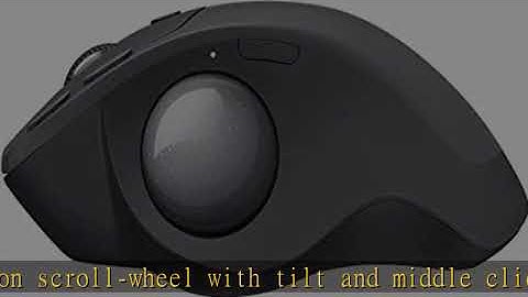 Logitech MX Ergo Plus Advanced Wireless Trackball for PC and MAC with Extra 10° Wedge