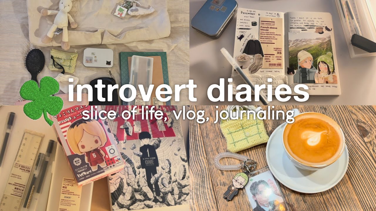 cutie patootie introvert ✿ ⋆₊˚🍀 diary, journaling, muji, slice of life
