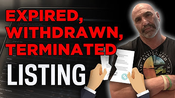 Expired, Withdrawn, Terminated Listing