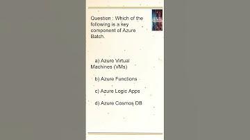 Azure Interview Questions Serires November, 4