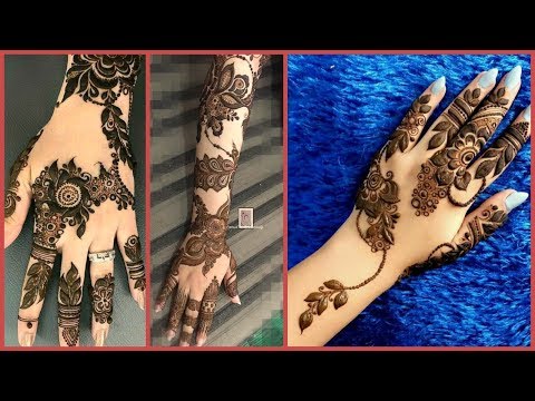 Front Hand Khafif Mehndi Design 19 Cute Mehndi Design