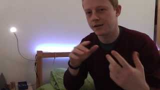 A while ago I added some basic lighting to the back of the "headboard" on my bed and recently I decided to replace this with an rgb 