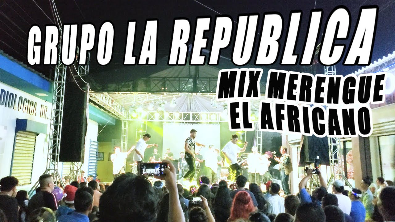 Alfredo Jimenez y su Grupo La Republica - Mix Merengue (C) El Africano Usulutan 2023
