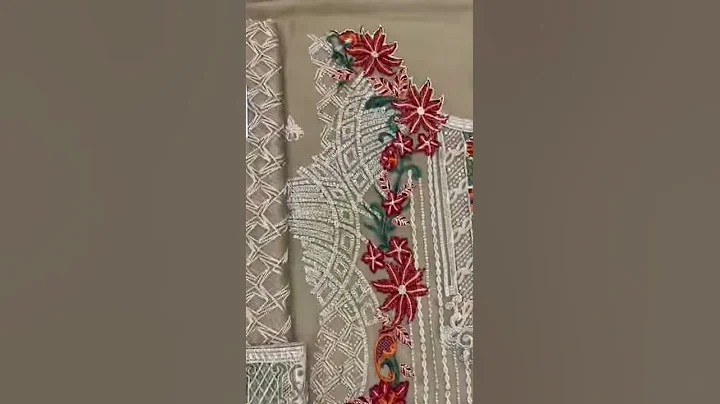 Ramsha Embroidered Designer Chiffon 3 Pcs Suit (RMS 17)