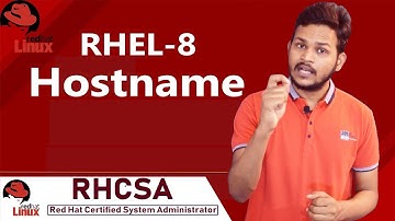 How to manage and Configure Hostname in Red Hat 8 step by step in hindi