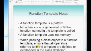 16-a: Function templates