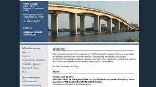 Fdot Professional Services And Design Build Advers