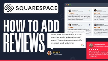How To Add Reviews To Squarespace Website - Easy Tutorial (2022)