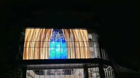 Transparency LED display solution for building facade