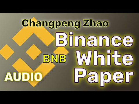 Part 2 Of 2 Changpeng Zhao Binance BNB Audio White Paper Largest International Crypto Exchange 