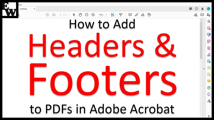How to Add Headers and Footers to PDFs in Adobe Acrobat