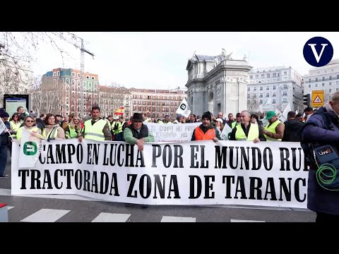 DIRECTO: Los agricultores colapsan el centro de Madrid