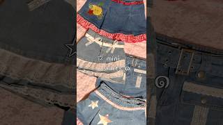 NEW SKIRTS I made! #shorts #upcycle #fashionbrand