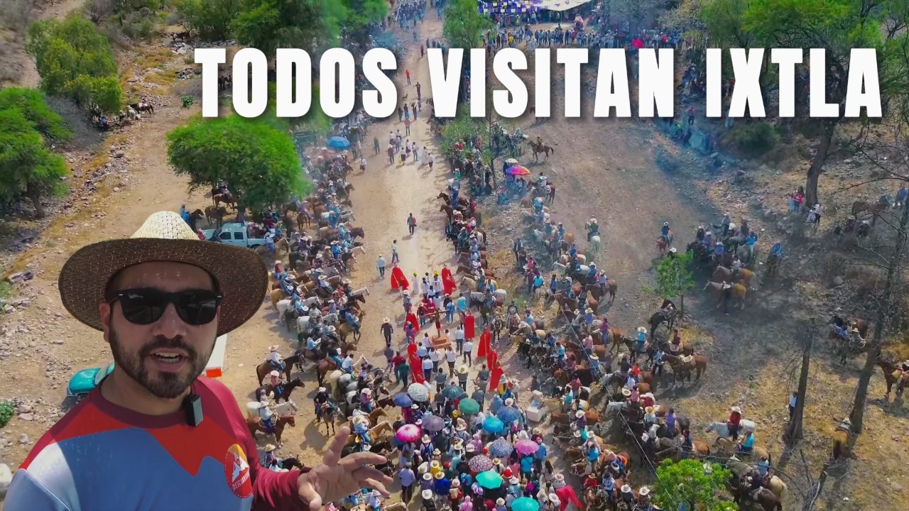 Ixtla, Guanajuato en miércoles de semana santa, tradición de peregrinos