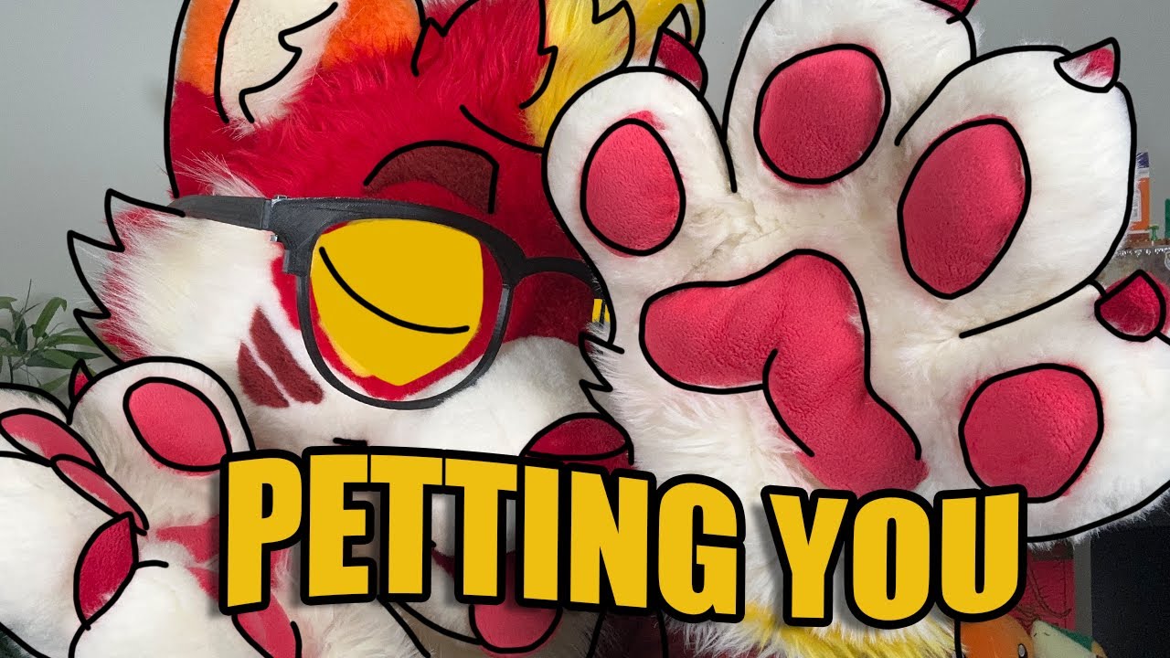 Furry ASMR: Petting You In Fursuit For The Best Rest Ever 💞 (Paw Visuals) [SR3D]