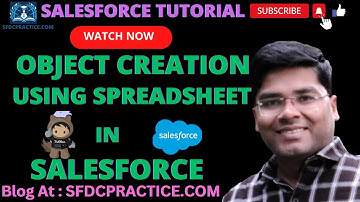 Object Creation Using Spreadsheet | Object In Salesforce