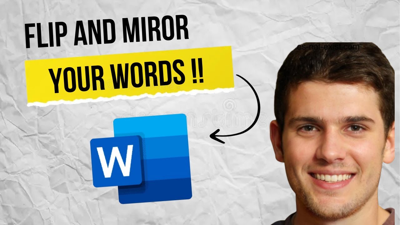 How to Mirror or Flip Text in Word 2025 (Easy StepbyStep Guide) YouTube