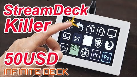 Stream Deck Killer! This is the InfiniteDeck - an easy to use macropad