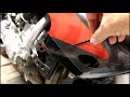 Deano&#39;s Garage....CBR 600 F3 Cracked panel repair, a quick how to video.