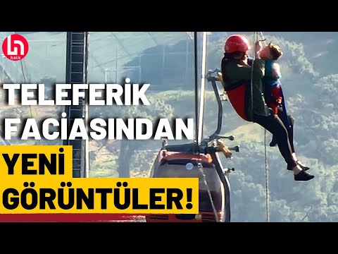 Antalya'daki teleferik faciası: İşte yeni kurtarma görüntüleri!