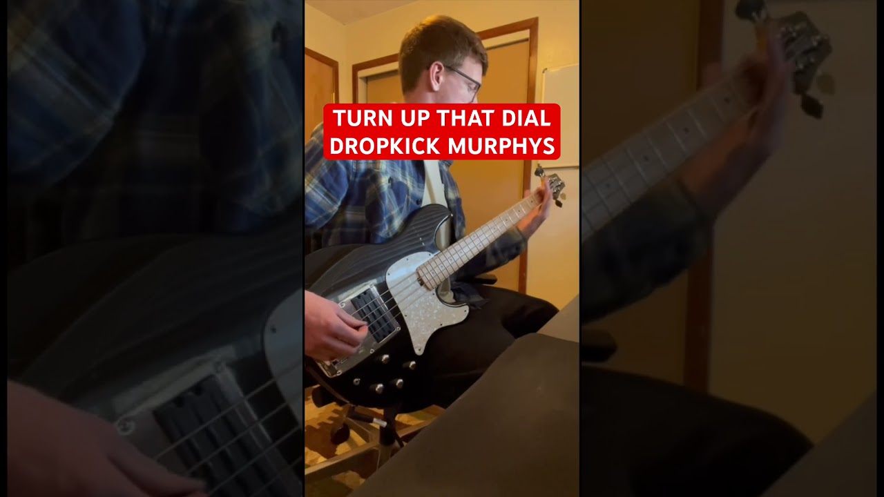 🎸 DROPKICK MURPHYS - TURN UP THAT DIAL BASS COVER