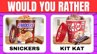 Would You Rather - Ice Cream & Frozen Treats Edition 🍦🍨 #pickonegame #wouldyourather