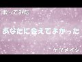 【歌ってみた】あなたに会えてよかった / ケツメイシ