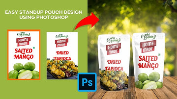 Creating a Stand Up Pouch mockup in Photoshop