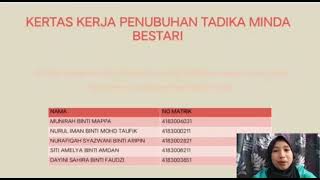 KERTAS KERJA PENUBUHAN TADIKA MINDA BESTARI