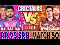 Live rr vs srh match 50  ipl live scores and commentary  rajasthan vs hyderabad  last 3