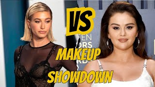 Selena Gomez vs. Hailey Bieber Makeup Challenge