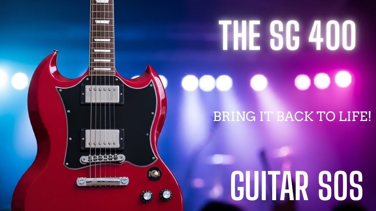 Epiphone SG PRO 【トーンシール剥がれ】 Reviving an Epiphone SG: back to life - YouTube