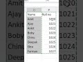 how to do column switch in excel/ column switch in excel/#windows11 /#excel /#yutubeshorts