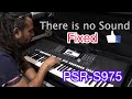 Yamaha psrs975  no sound  fixed sound pro