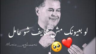 لو بعيونك مش شايف شو عامل فيي 🥺❤️ راغب علامة 💘 حالات واتس