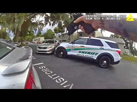 Florida Man Gets INSTANT Karma After Crashing Into Police || Cop Cam US