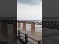 Godavari railway bridge || Godavari floods || Train Speeds through bridge