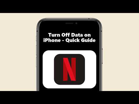 How to Turn Off Netflix Cellular Data on iPhone - Quick Guide