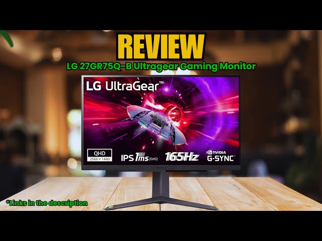 LG UltraGear 27GR75Q-B Review | 165Hz 1440p Gaming Beast! ⚡ 1ms