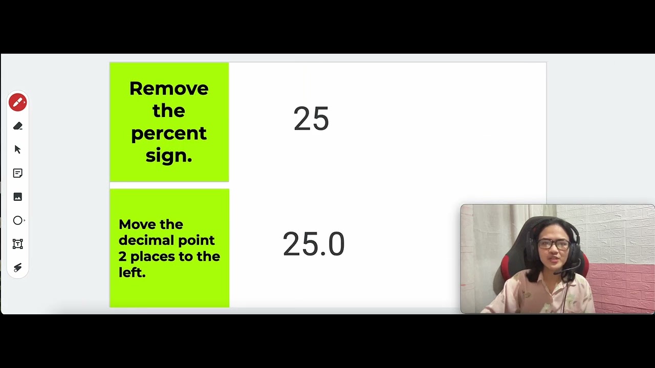 Math with Tutor Jannylie Ep 10: Converting Percent to Decimal - YouTube