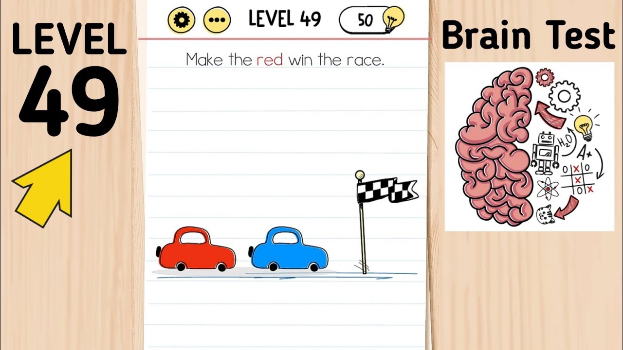 Brain 49. Игра Brain Test уровень 49.