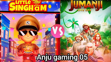 little Singham 🆚 jumanji epic run 😱|| #littlesingham #gameplay #jumanjiepicrun
